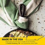 Lodge L9OG3 Cast Iron Round Griddle, Pre-Seasoned, 10.5-inch - Made in USA, Compatible with Stovetop, Oven, Grill & Campfire