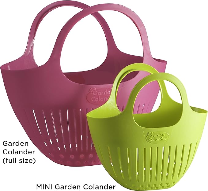 Hutzler Mini Colander Garden Basket, Small, Green