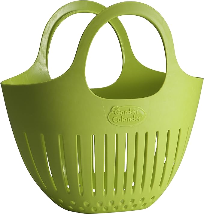 Hutzler Mini Colander Garden Basket, Small, Green