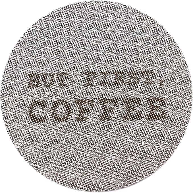 GEMINI Espresso Puck Screen - 58.5mm,1.7mm Thickness 150μm Espresso Filter Screen - Mesh Coffee Reusable Filter For Espresso Portafilter Filter Basket 58mm - Made With 316 Stainless Steel