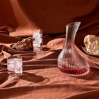 NUDE Whiskey Glasses Set of 4 DOF – 13.25 oz Premium Lead-Free Crystal Old Fashioned Rocks Glasses for Whisky, Scotch & Bourbon – Subtle Curved Base, Dishwasher Safe Barware