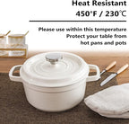 Home Brilliant Set of 6 Placemats Heat Resistant Dining Table Cloth Place Mats Kitchen Table Mats, Brown