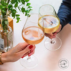 Bormioli Rocco Inalto Tre Sensi Collection Set Of 4 Premium 14.5 Oz. Wine Glasses, Made From Crystal Clear Star Glass, Made In Italy.