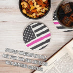 Blue Ridge Mountain Gifts - Thin Pink Line Cocktail Glass - Personalized Drinking Glass, Police Wife Gift, Law Enforcement Family, Female First Responders, Female Police Officer Gift