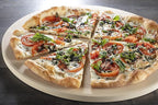 Pizza Stone for Oven, Grill, BBQ - Round 5/8 Inch Extra Thick Baking Stone w/Safe & Even Heating - XL 16.5" Pan for Crispy Crust, Made of Heavy Duty Cordierite can Withstand 550+ Degrees Fahrenheit