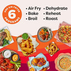 Instant Pot 4QT VORTEX 6-in-1 Mini Air Fryer, Air fry, Bake, Roast, Broil, Dehydrate or Reheat, Rosewater, 4 Quarts