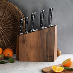 Cangshan TS Series 1024876 Swedish 14C28N Steel Forged 6-Piece Knife Block Set, Walnut