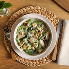 Gibson Home Candy Skies 12 Piece Unbreakable Wheat Straw Melamine Plates and Bowls Dinnerware Set - Outdoor, Camping, & Everyday Use - Matte Exterior/Shiny Interior Taupe Cream