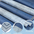 SUEH DESIGN Leather Placemats Set of 6 Reversible Table Mats Heat Resistant Waterproof No-Slip Place Mats for Dining Table Kitchen Parties