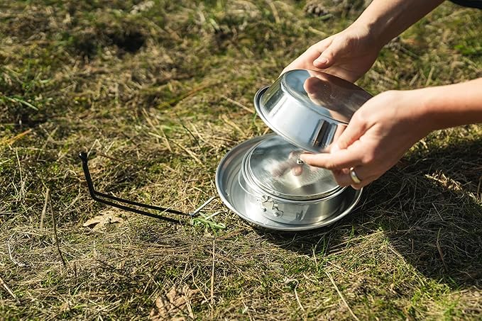 Stansport Heavy Duty Aluminum Cook Set 1 Person (250-P)