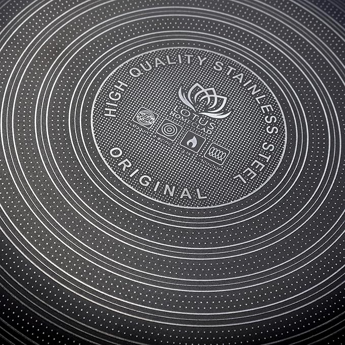 Hybrid Wok Pan, Nonstick, PFOA Free 12 Inch Induction Wok With Lid, Dishwasher Safe Cooking Pan For All Cooktops, Stainless Steel Cookware, Woks & Stir-Fry Pans, Bonus Bamboo Dish Brush