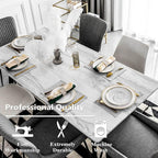 Home Brilliant Cloth Placemats Set of 8 Heat Resistant Washable Plate Mats Placemats for Parties Buffet Dinner Coasters Party Dinner Decor, 13 x 19 inches, Light Grey