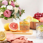 bzyoo BPA-Free Designed Dishwasher Safe 14 oz Plastic Tumbler Set which is Durable and Stackable Great For Parties, Anniversaries (6 PCS, Mandala Black)