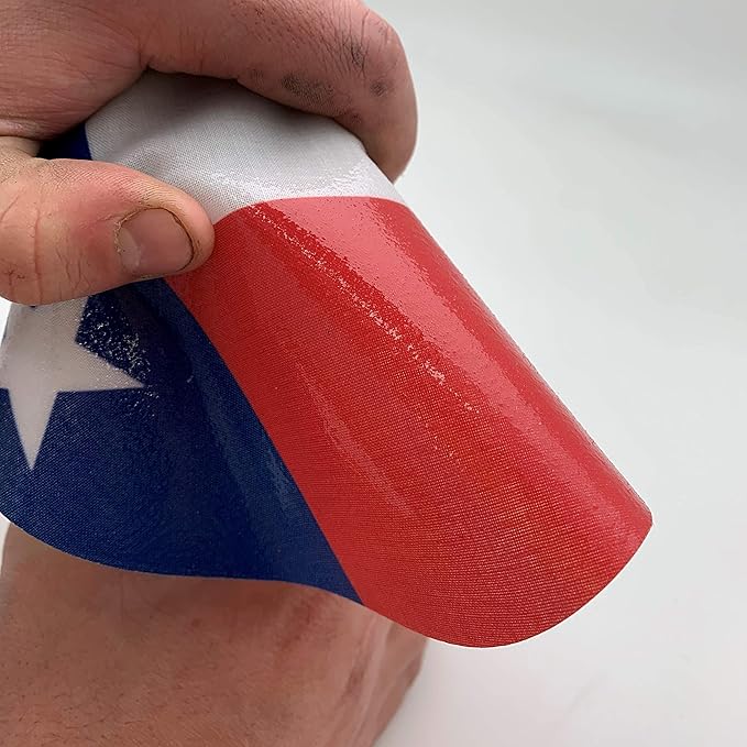 Andreas Silicone JO-78 Non-Slip 6.25" Jar Opener, Easy Lid Opener, Made with Silicone and Fabric, Dishwasher Safe, Garlic Peeler, Texas Flag, 6.25 inch