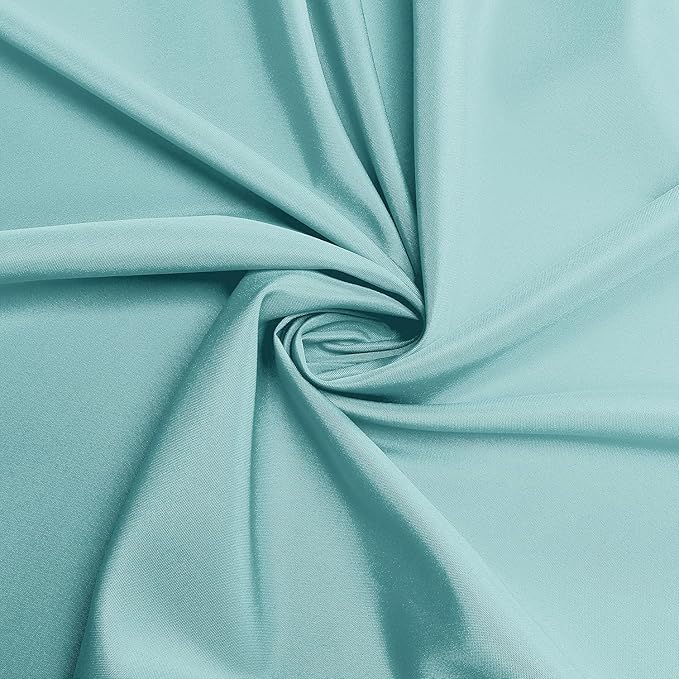 sancua Rectangle Tablecloth - 60 x 120 Inch - Stain and Wrinkle Resistant Washable Polyester Table Cloth, Decorative Fabric Table Cover for Dining Tables, Buffet Parties and Camping, Turquoise