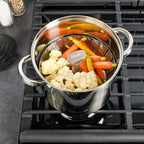 Oster Sangerfield Stainless Steel Expandable Steamer Insert 7 to 10.5 Inches – Adjustable Kitchen Cookware Accessory for Steaming