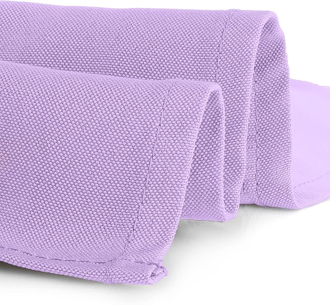 Gee Di Moda Rectangle Tablecloth - 60 x 126 Inch Lavender Table Cloth for 8 Foot Rectangle Table - Heavy Duty Washable Fabric - for 8 Ft Buffet Table, Holiday Party, Dinner, Wedding & Baby Shower