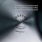 Hestan ProBond Forged TITUM - Professional Clad Stainless Steel, Nonstick, 10-Piece Cookware Set, Induction Compatible, Made without PFOAs