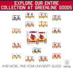 Greenline Goods – University of Louisville Cardinals College Whiskey Glasses (Set of 2), 10 oz – Full-Color Logo + Campus Map