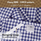 Native Fab Gingham Dish Towels 16x26 inches Set of 4 - Absorbent Washable Dishcloths, Dish Towels for Quick Drying Dishes, Kitchen Hand Towels with Hanging Loop, Blue White