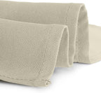 Gee Di Moda Rectangle Tablecloth - 60 x 102" Inch - Ivory Rectangular Table Cloth for 6 Foot Table in Washable Polyester - Great for Buffet Table, Parties, Holiday Dinner, Wedding & More