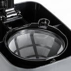 Amazon Basics 5 Cup Drip Coffee Maker, Coffee Machine with Glass Coffee Pot (0.8 Qt), Auto Shut-off, Auto Pause, Removable Filter Basket, Matte Black