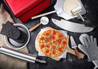 New Star Foodservice 50769 Pizza Pan/Tray, Wide Rim, Aluminum, 16 Inch