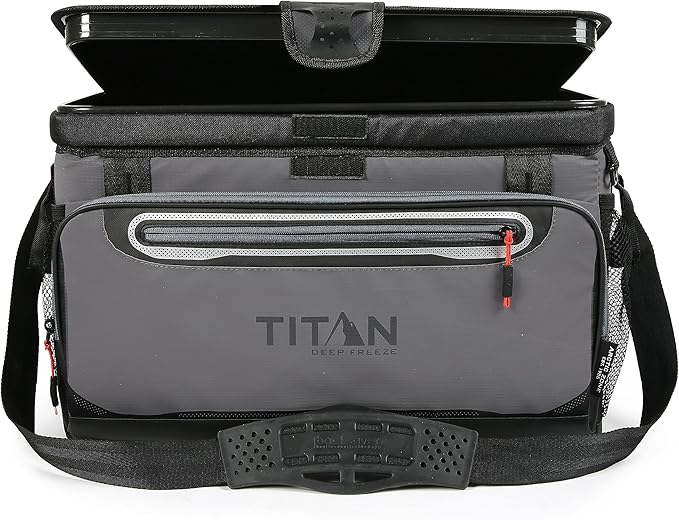 Titan by Arctic Zone 30 Can Zipperless Soft Cooler with HardBody Liner