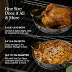 Our Place Titanium Always Pan Pro - 10.6” (2.8 Qt) No-Coating Nonstick Skillet | Tri-Ply Titanium & Stainless Steel | Safe for Oven, Induction & All Cooktops up to 750°F | Includes Spatula | Gold