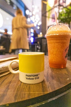 PANTONE 101040012 Ceramic Espresso Cup 6.20 x 8.60 x 6.15 cm, Ceramic, Gris Froid, 6,20 x 8,60 x 6,15 cm