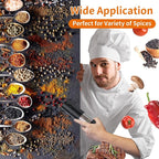 1Pc Electric Salt and Pepper Grinder USB Rechargeable with Warm LED Light, Adjustable Coarseness Lidaop Large Capacity Automatic Salt Pepper Mill Grinder for Kitchen, Restaurant, Outdoor, Black