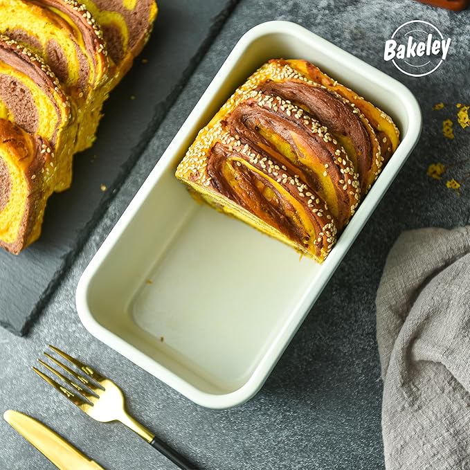 9-inch Loaf Pan Nostick Carbon Steel Bakeware Rectangle Bread and Cake for Oven Instant Baking 9.1" x 5.1"