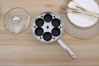 6 Cups Egg Poacher Pan - Stainless Steel Poached Egg Cooker – Induction Cooktop Egg Poachers Cookware Set with 4 Nonstick Large PFOA FREE Egg Poacher Cups and Silicone Spatula