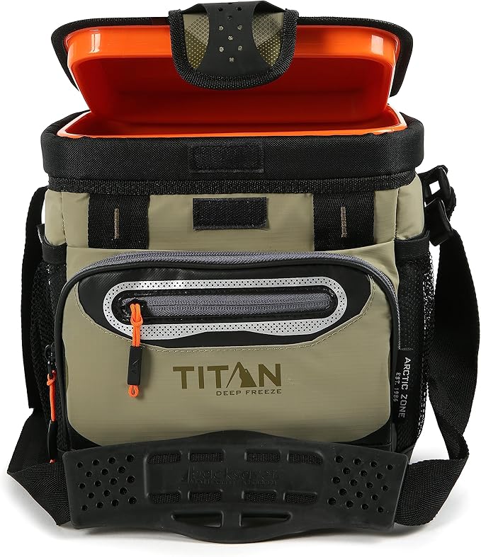 Titan by Arctic Zone 30 Can Zipperless Soft Cooler with HardBody Liner