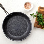 Nordic Ware Basalt Aluminum Saute Skillet, 10-Inch, Ceramic Coating