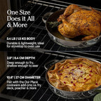 Our Place Titanium Always Pan Pro - 10.6” (2.8 Qt) No-Coating Nonstick Skillet | Tri-Ply Titanium & Stainless Steel | Safe for Oven, Induction & All Cooktops up to 1000°F | Includes Spatula | Chrome