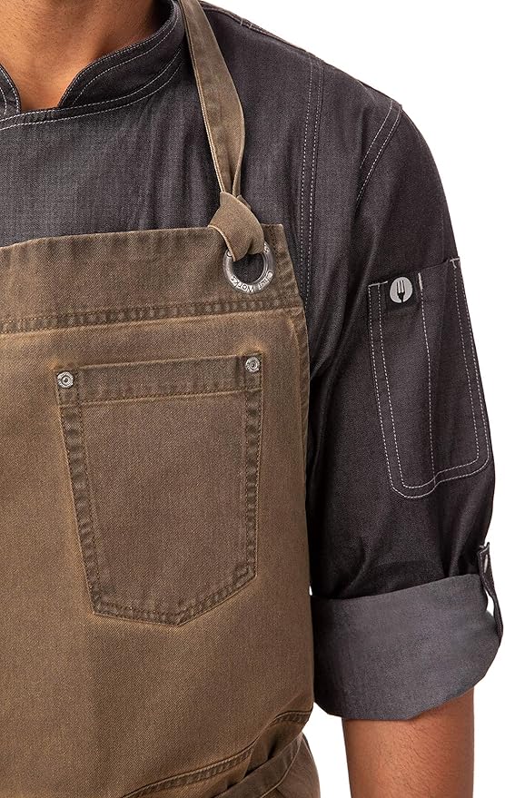 Chef Works Unisex Dorset Chefs Bib Apron