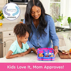 Bentgo Kids Bento-Style 5-Compartment Leak-Proof Lunch Box - Ideal Portion Sizes for Ages 3 to 7 - Durable, Drop-Proof, Dishwasher Safe, PFAS & BPA-Free & Made with Food-Safe Materials (Fuchsia)