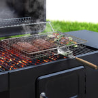 Sorbus Grill Basket - Stainless Steel Large Folding Barbecue Grilling Basket with Handle, Portable BBQ Accessories for Fish, Shrimp, Vegetables, Grilling Accessories, Gifts for Outdoor Cooking Camping (1 Pack)