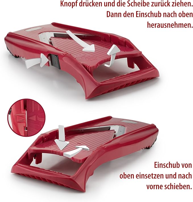 Swissmar Borner V Power Mandoline, V-7000, Red