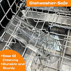 ANOTION Glass Cups with Lids and Straws 2 Packs, 24oz Travel Coffee Mug Wide Mouth Bamboo Mason Jar Iced Coffee Cup Smoothie Cup Glass Tumbler Tea Cup Clear Cute Water Cups Drinking Jars Glasses