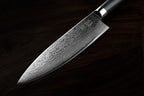 KAN Core Professional Chef Knife 8-inch VG-10 67 layers Damascus Ambidextrous (Non-hammered Japanese VG-10 blade, G10 handle)