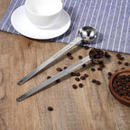 2Pcs 1 Tablespoon 2 Tablespoon Coffee Scoop Stainless Steel Long Handle Measuring Spoon 1 tbsp 2 tbsp Measuring spoon 15 ml 30 ml Coffee Scoop for Ground Coffee