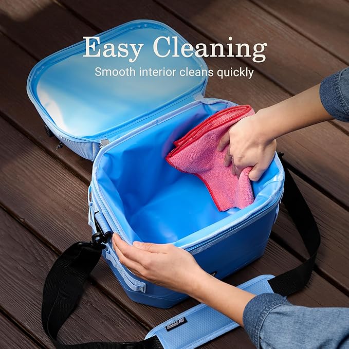 Coleman Pro 16-Can Premium Soft Cooler Lunchbox, Fully Insulated Lid & Body Stays Cold up to 30 Hours, Great for Camping, Tailgating, Parties, Sports, Concerts, Lunches & More