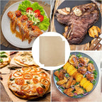 9 x11 inch Air Fryer Parchment Paper Squares, 140 Sheets Unbleached Pre-Cut Baking Disposable Paper Liner for Cuisinart Non-Stick Air Fryer Toaster Oven
