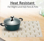 Ruvanti Placemats 100% Cotton 13 x 19 Inch, Dining Table Placemats Set of 6, Modern Place Mats for Dining Table Decor, Kitchen and Table Linens, Coffee Mat for Christmas Dinners - Luminous