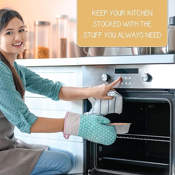 PLASTICPRO Disposable 4.25'' X 4.25 X 2'' Inch Square Aluminum Tin Foil Baking Pans Bakeware - Cookware Perfect for Baking Cakes,Brownies,Bread, Meatloaf, Lasagna, Pack of 100