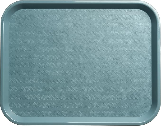 CFS Cafe Plastic Fast Food Tray, 14" x 18", Slate