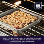 Circulon Nonstick Bakeware Baking Pan / Cake Pan, Square - 9 Inch, Gray