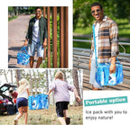 Tirrinia Large Insulated Cooler Bag - Outdoor Leakproof Cooler Box for Women & Men - Portable Freezer Bag with Adjustable Shoulder Strap for Camping, Picnic, Golf, Beach